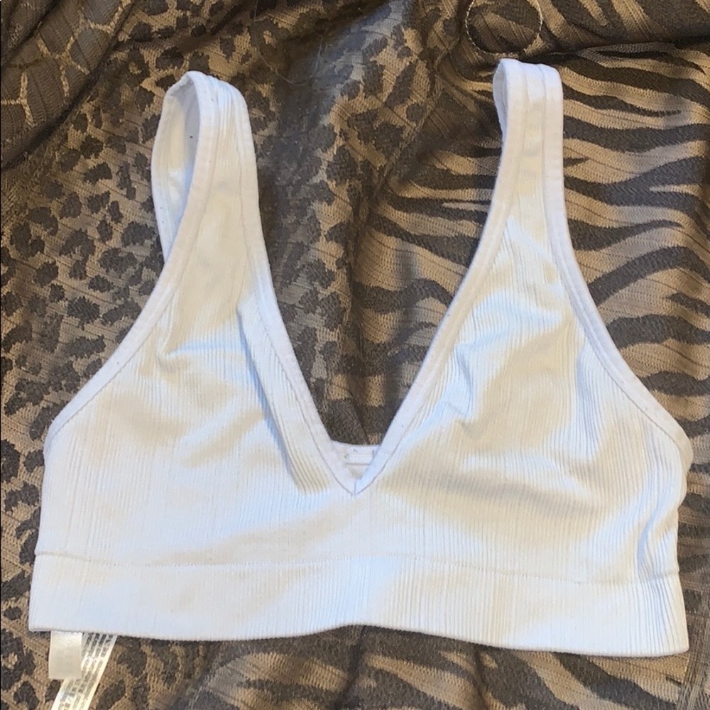 grey PINK bra